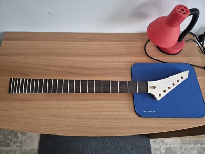 Manico 24 Tasti 25.5 Chitarra Jackson Reverse Acero E Palissando - Foto 5