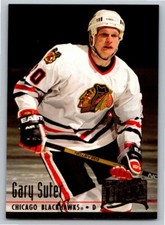 Gary Suter #46 1994 Fleer Ultra Chicago Blackhawks Hockey Card NHL 