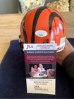 Anthony Munoz HOF 98 Autographed Authentic Bengals Mini Helmet JSA COA & Case — photo 3