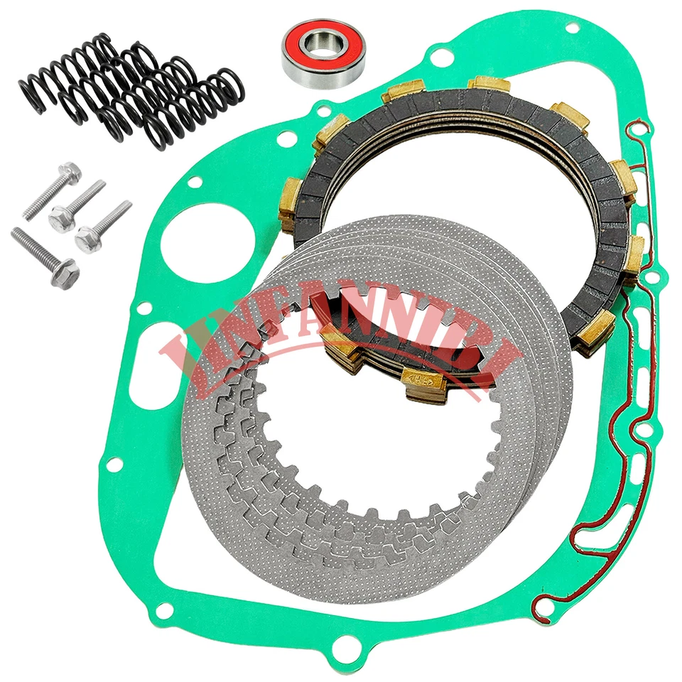 Clutch Friction Plates Spring Gasket Kit for Suzuki Savage 650 1986-88 1995-2004 Foto 3 de 4