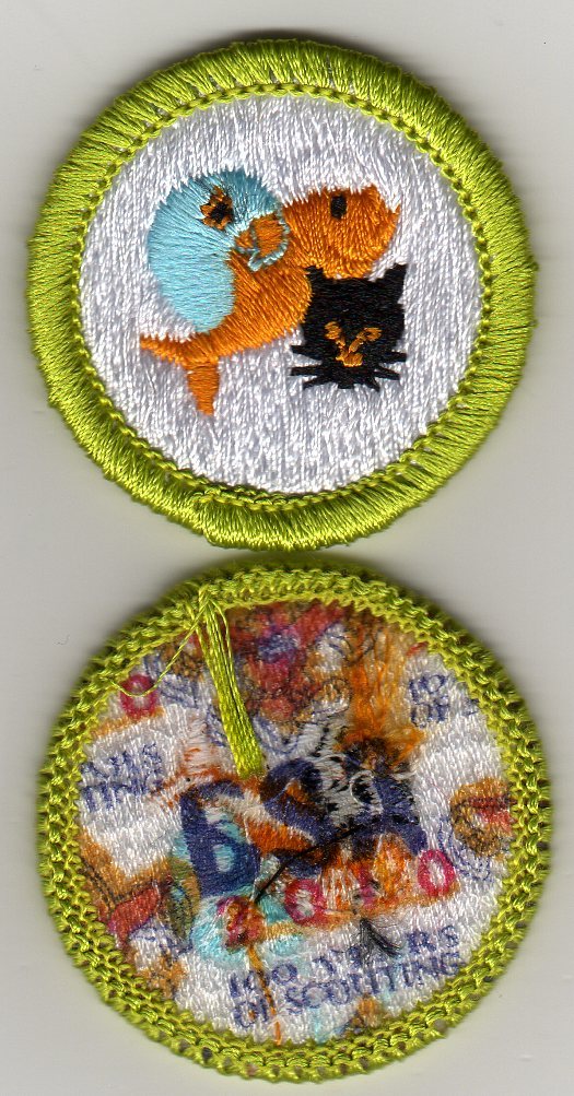 Pets Merit Badge, Type K, "BSA 2010" Back (201012), Mint! eBay