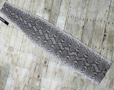 Natural XL Genuine Python Snakeskin Leather real hide snake skin boa Rattle 278