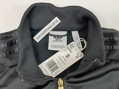 ADIDAS ORIGINALS CHILE 20 TRACK TOP JACKET GN9652 BLACK MENS SIZE