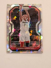 2021 WNBA Prizm Tianna Hawkins Cracked Ice Atlanta Dream