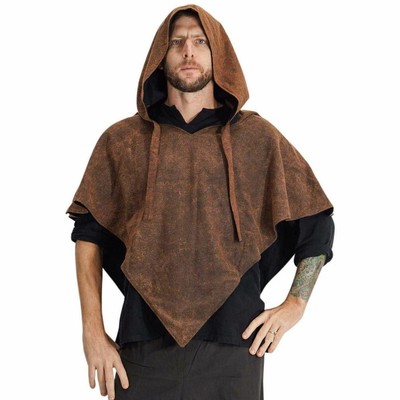 short cape with hood