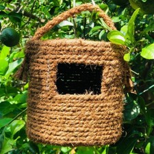 Bird Nest Bed Toy for Birds Parakeet cockatiel Conure Canary Handmade Coir Rope