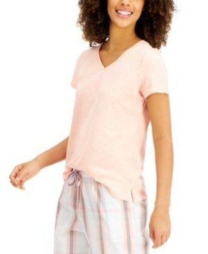 Charter Club Pajama Top Coral Short Sleeve NWT