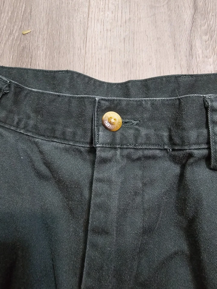 Шорты мужские Nautica размер 36 Вт классический крой плиссированные зеленые 100% хлопок саржа - Изображение 3 из 4