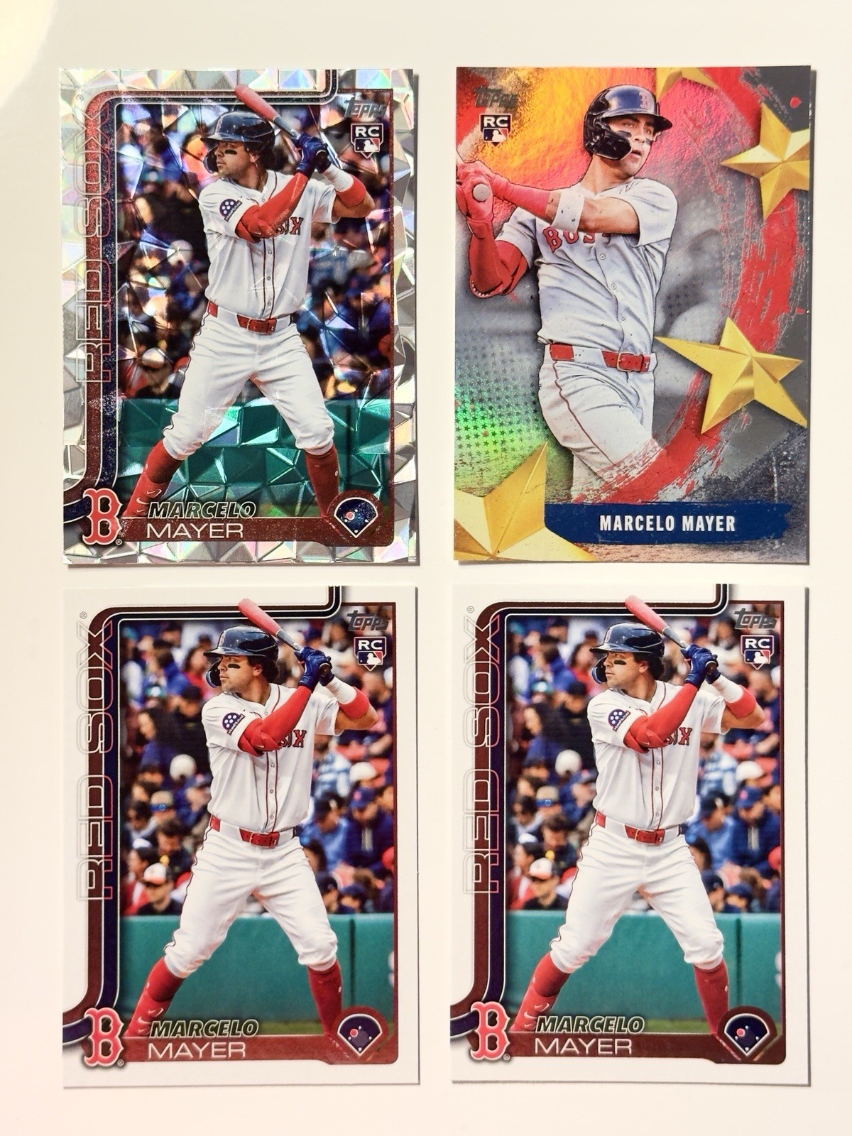 2025 Topps Update Marcelo Mayer Rookie Diamante Foil #US105 + 3