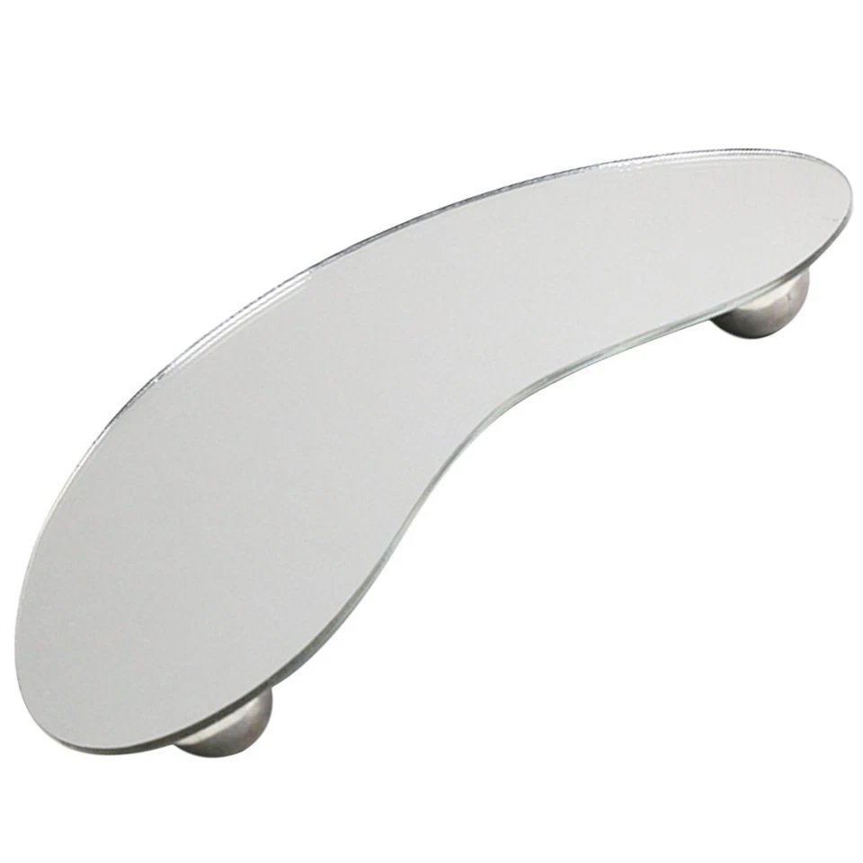 Unregelmäßiges Kosmetiktablett, Kosmetik-Schmucktablett, Spiegeloberfläche, - Bild 3 von 4