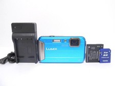 Panasonic LUMIX DMC FT25 fotocamera digitale blu compatta pronta all'uso ottima