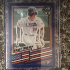 USA Baseball Stars & Stripes Grady Emerson #10 National Team Trading Card