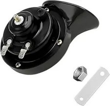 300DB Super Loud 12V Electric Snail Horn, Waterproof Durable Air Color: Black