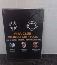 Monterrey Mundial De Clubes Poster De Metal De La Fase De Grupos 2025, Liga Mx