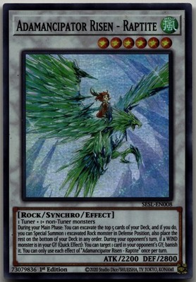 Adamancipator Risen - Raptite Super Rare Secret Slayers SESL-EN008 LP