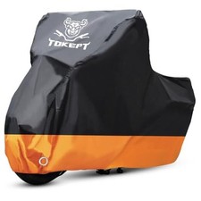 Motorcycle Cover, All-Season Waterproof Outdoor Sun Protection Fit up to M-86"