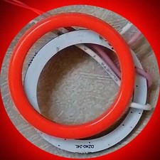 A Pair Of Cute Small 50mm 5watt Bright Cob Led Angel Eyes Halo Ring Light 9-23v