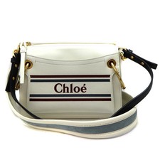 Chloe Roy Shoulder Bag Leather White