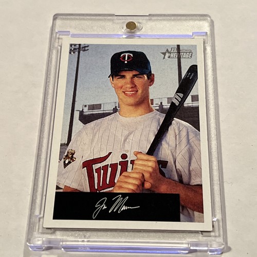 Joe Mauer #238 2002 Bowman Heritage card