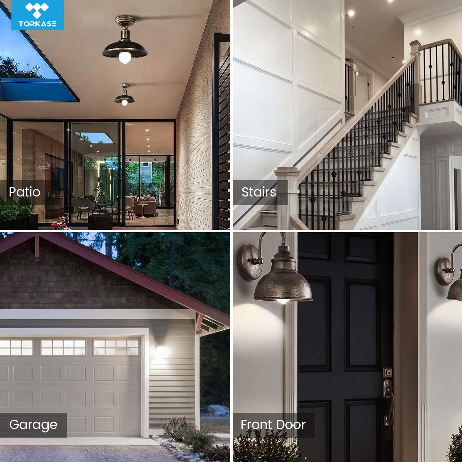 Motion Sensor Light Bulbs, 13W (100Watt Equivalent), Motion Activated Dusk to Da