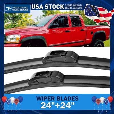 Wind shield Wiper Blades 24''/24'' DIRECT-CONNECT For 2002-2005 Kia sedona