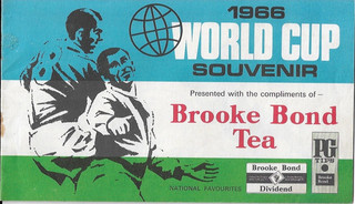 WORLD CUP 1966 SOUVENIR PRESENTED BY BROOKE BOND TEA