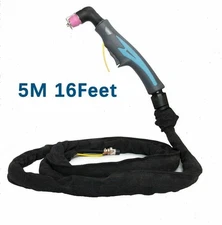 50/60 Amp SG55 WSD-60 Pilot ARC Air Plasma Cutter Cutting Torch Gun 16Feet & 5M