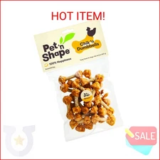 Pet 'n Shape Chik 'n Rice Dumbbells - All Natural Dog Treats, Chicken, 8 oz, 104