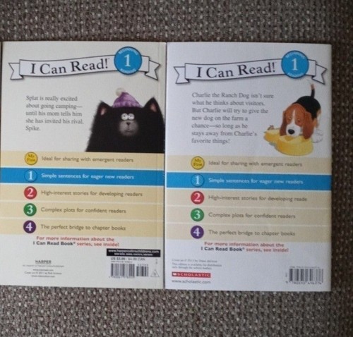 π 2-PACK BUNDLE π Scholastic I Can Read Level 1 Books Paperback New Condition - Picture 2 of 2