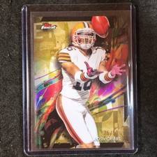 2024 Topps Finest NFL JOSH CRIBBS Base Gold Refractor 25/50