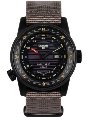 Traser H3 111400 Mens Watch P68 Pathfinder Solar 46mm 10ATM