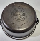Griswold #8 Dutch Oven 1278 B Erie PA "NO LID"