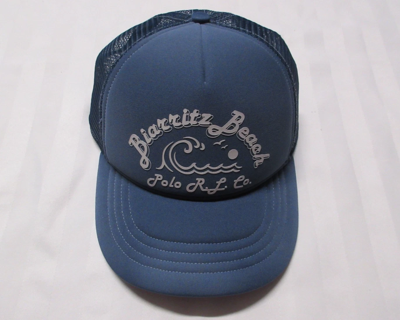 POLO RALPH LAUREN Men's Blue Graphic Foam Trucker Ball Cap Hat 710936502001