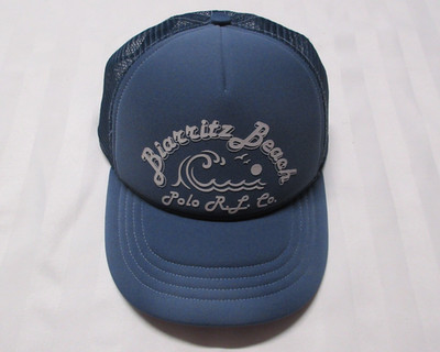 POLO RALPH LAUREN Men's Blue Graphic Foam Trucker Ball Cap Hat 710936502001