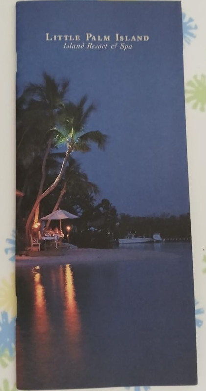 Little Palm Island Resort Spa Brochure Full Color Fold Out Little Torch Key FL