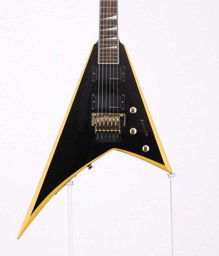 Jackson X Series Rhoads RRX24 Black with Yellow Bevels Laurel Fingerboard 3.24kg