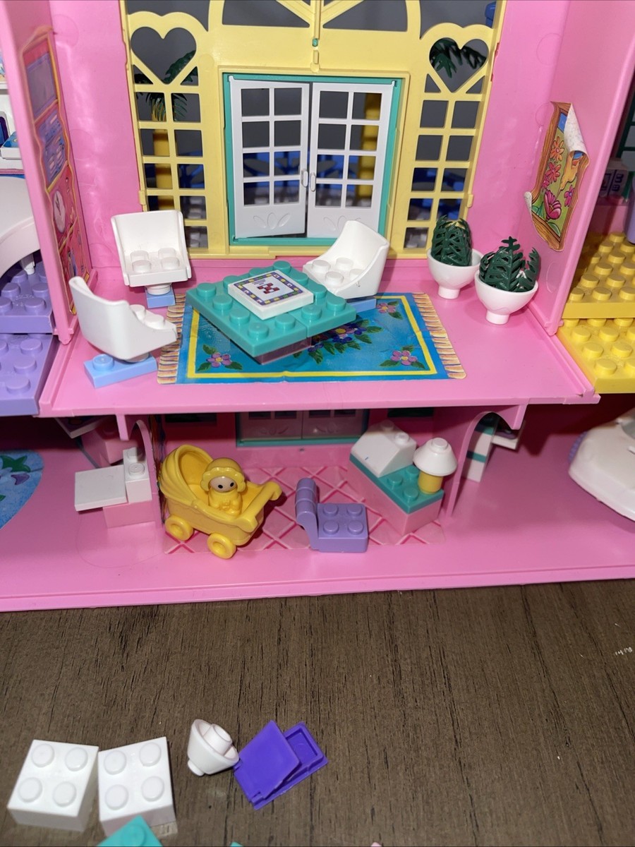 Vintage 1997 MEGA BLOKS FANTASY DOLL HOUSE SET 9405 In Original