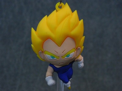 Dragon Ball Z NEW * SS Vegeta Clip * Blind Bag Series 7 Key Chain Monogram