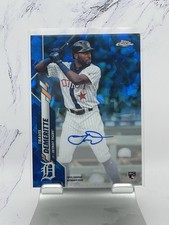 Tigers 2020 TOPPS CHROME SAPPHIRE ROOKIE AUTO TRAVIS DEMERITTE