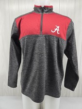 Alabama Crimson Tide Quarter 1/4 Zip Colosseum Athletics Pullover Men's Size L