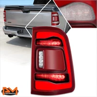 For 19-24 Ram 1500 Passenger RH Side Chrome/Red Tail Light Assembly Brake Lamp