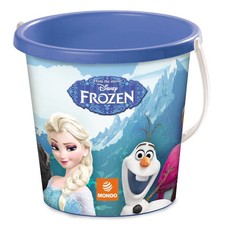 Mondo Toys - BUCKET FROZEN - Seau à sable ø17 cm - Jouet de plage pour enfant à partir de 3 ans