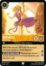 DISNEY LORCANA TCG - Rise of the Floodborn - Rapunzel - Gifted Artist - 19/204