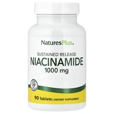 NaturesPlus Niacinamide 1 1,000 mg 90 Tablets