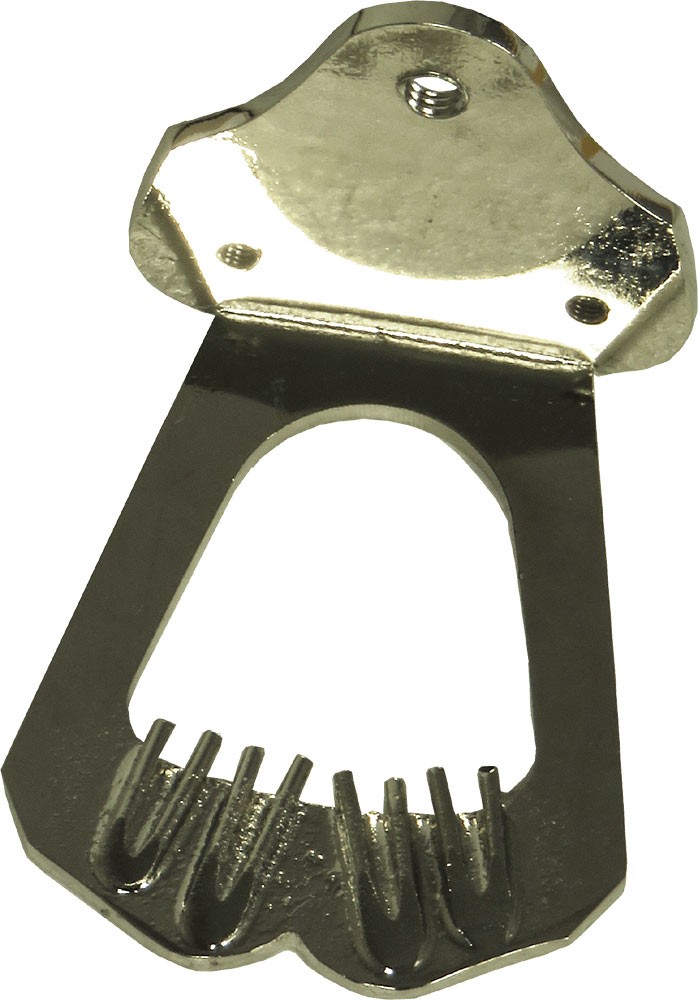 Viking MANDOLIN TAILPIECE handmade, cast from Solid Brass. For Loop ends