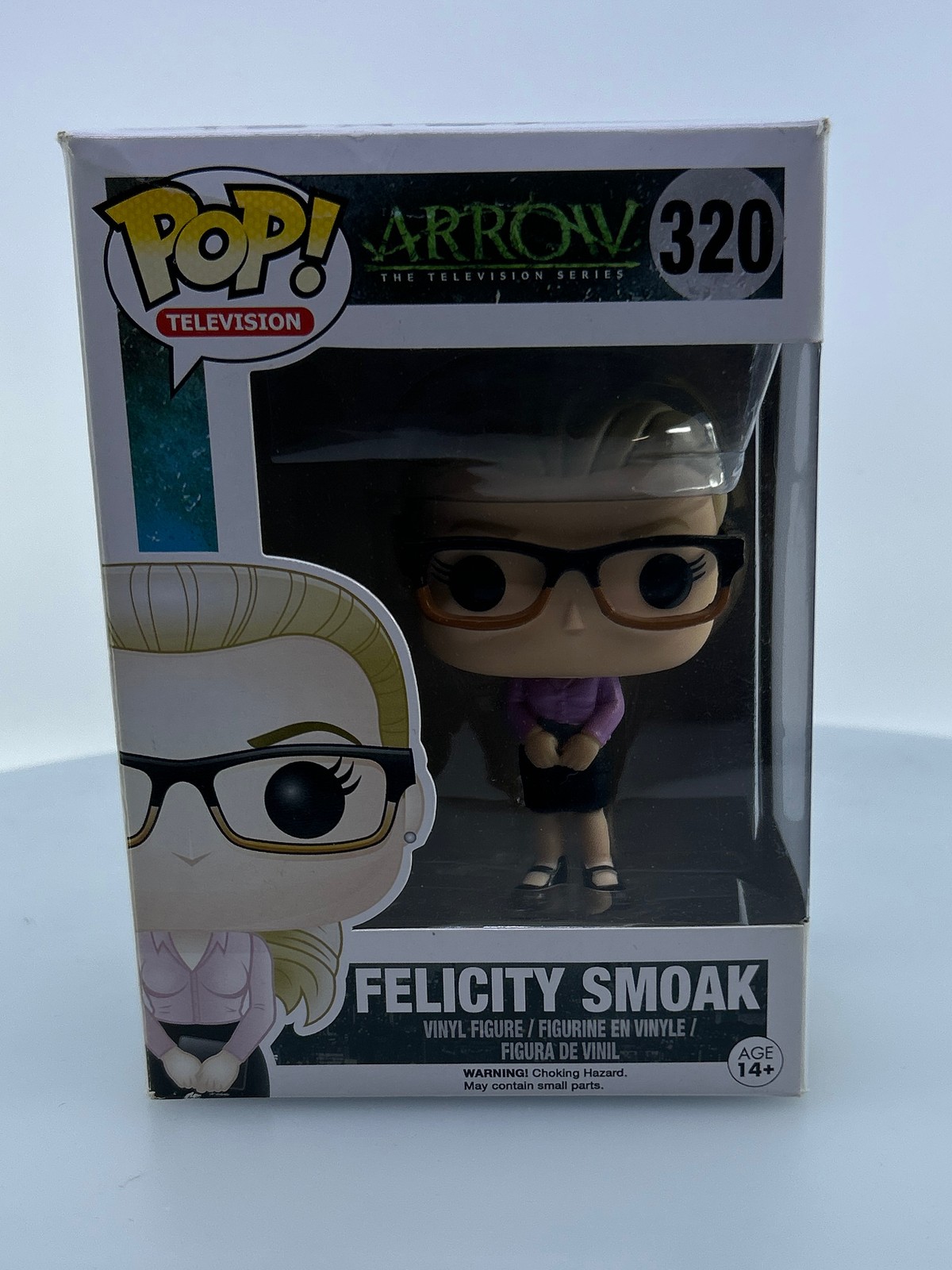 Funko Pop! Television Dc Arrow Felicity Smoak #320 Vinyl Figure Damaged Box