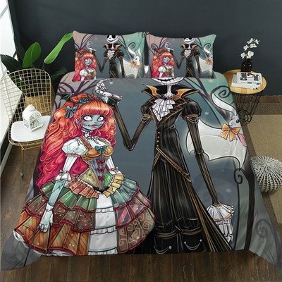 3D Halloween Christmas Scene Quilt Cover Set Bedding Sets Pillowcases 330