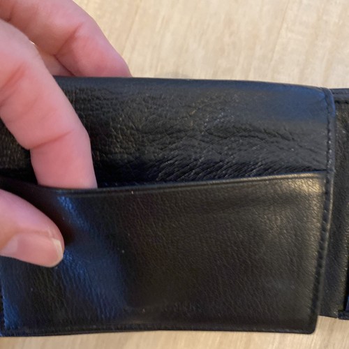 GUESS Herren-Geldbörse aus Leder mit Doppelfaltung schwarz weiches Logo - Bild 4 von 9