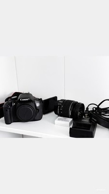 Canon EOS 650D / Rebel T4i DSLR Camera + EF-S 18-55mm Lens + Battery + Charger