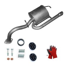 Endschalldämpfer Auspuff für Toyota P9 1.0/1.33 / Daihatsu Charade VIII +KIT
